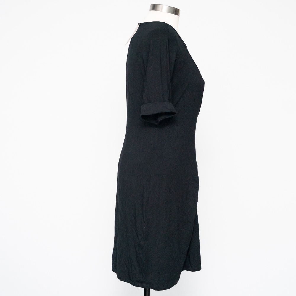 Nic + Zoe Knit Tie Dress‎ Black Onyx Medium - Picture 5 of 12